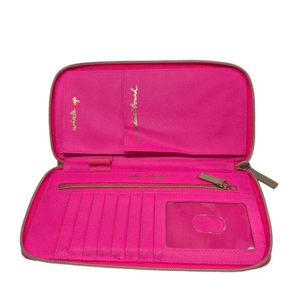 Lilly Pulitzer Zip Around Multicolor Travel Wallet - Picture 3 of 10